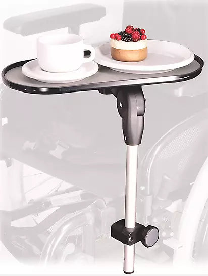 MPB Klapptisch TR – Abklappbarer Seitentisch für Rollstuhl und Rollator