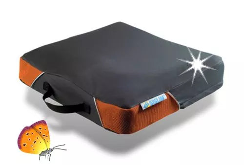 Systam P371C HR Foam Rollstuhlkissen – Ergonomisches Sitzkissen mit atmungsaktivem Bezug