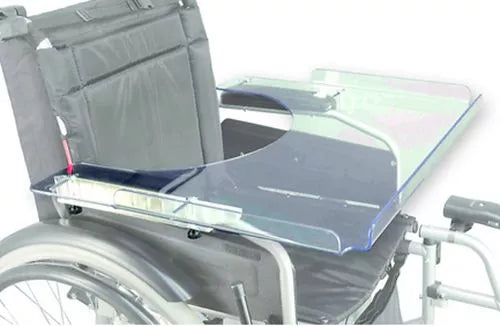 MPB Rollstuhl-Therapietisch aufschiebbar mit umlaufender Kante bis SB 51 cm