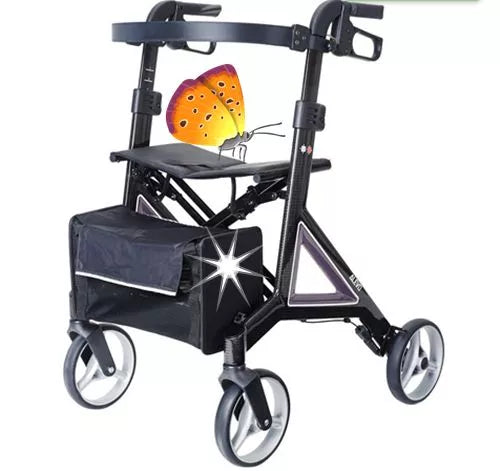 ALVEO Carbon Leichtgewichtrollator – Porsche Design – ultraleicht nur 5,8 kg – Bischoff & Bischoff