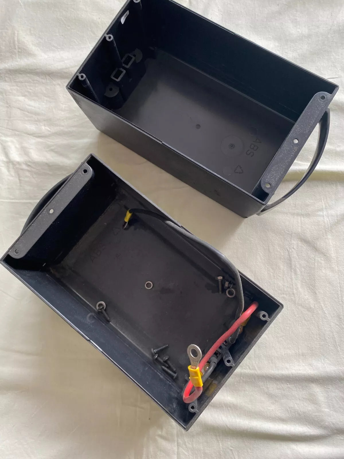 Akku Kasten Akku Box Elektrorollstuhl A 200 Ersatzteil mit Kabel