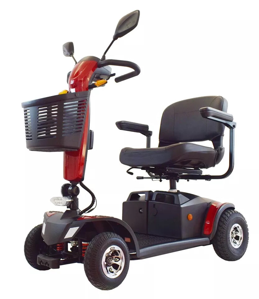 Elektromobil Ibiza – zerlegbarer Scooter mit Vollfederung und extern ladbarer Batterie