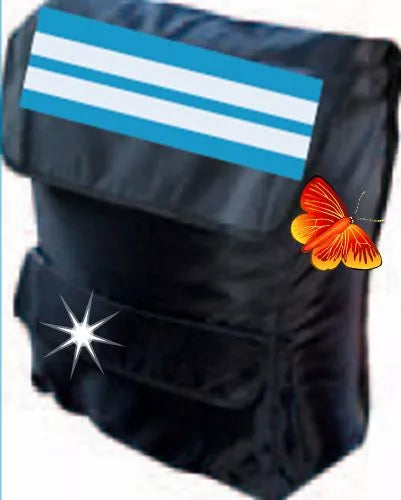 Scootertasche / Rollstuhltasche aus robustem Nylongewebe – schwarz