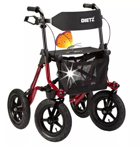 Rollator TAiMA XC – Outdoormodell mit Luftbereifung und faltbar