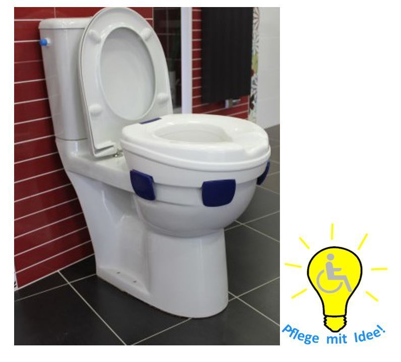 Clipper II WC-Sitzerhöhung – 10 cm hoch, bis 185 kg belastbar