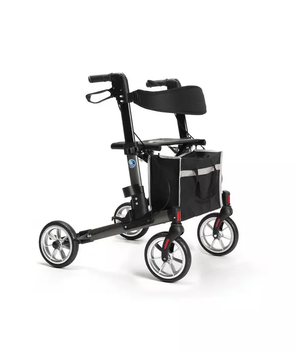 Rollator Reise Quava Leichtgewicht 2-fach faltbar superklein leicht Auto + Reise