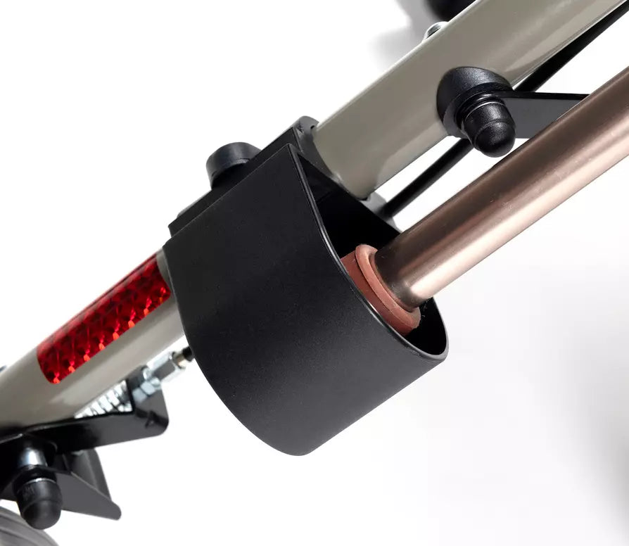 Rollator Alu Leicht Gehhilfe Eco Light II faltbar mit Korb, Sitz und Rückenbügel von Vermeiren