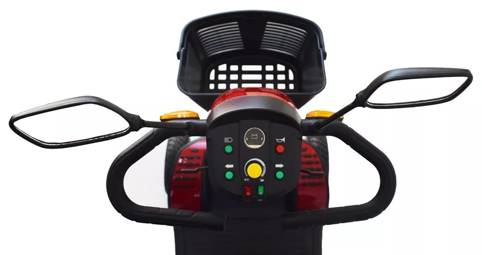 Elektromobil Ibiza – zerlegbarer Scooter mit Vollfederung und extern ladbarer Batterie