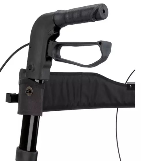 Leichtgewichtrollator Capero faltbar, Tasche, Gehhilfenhalter, Rückengurt