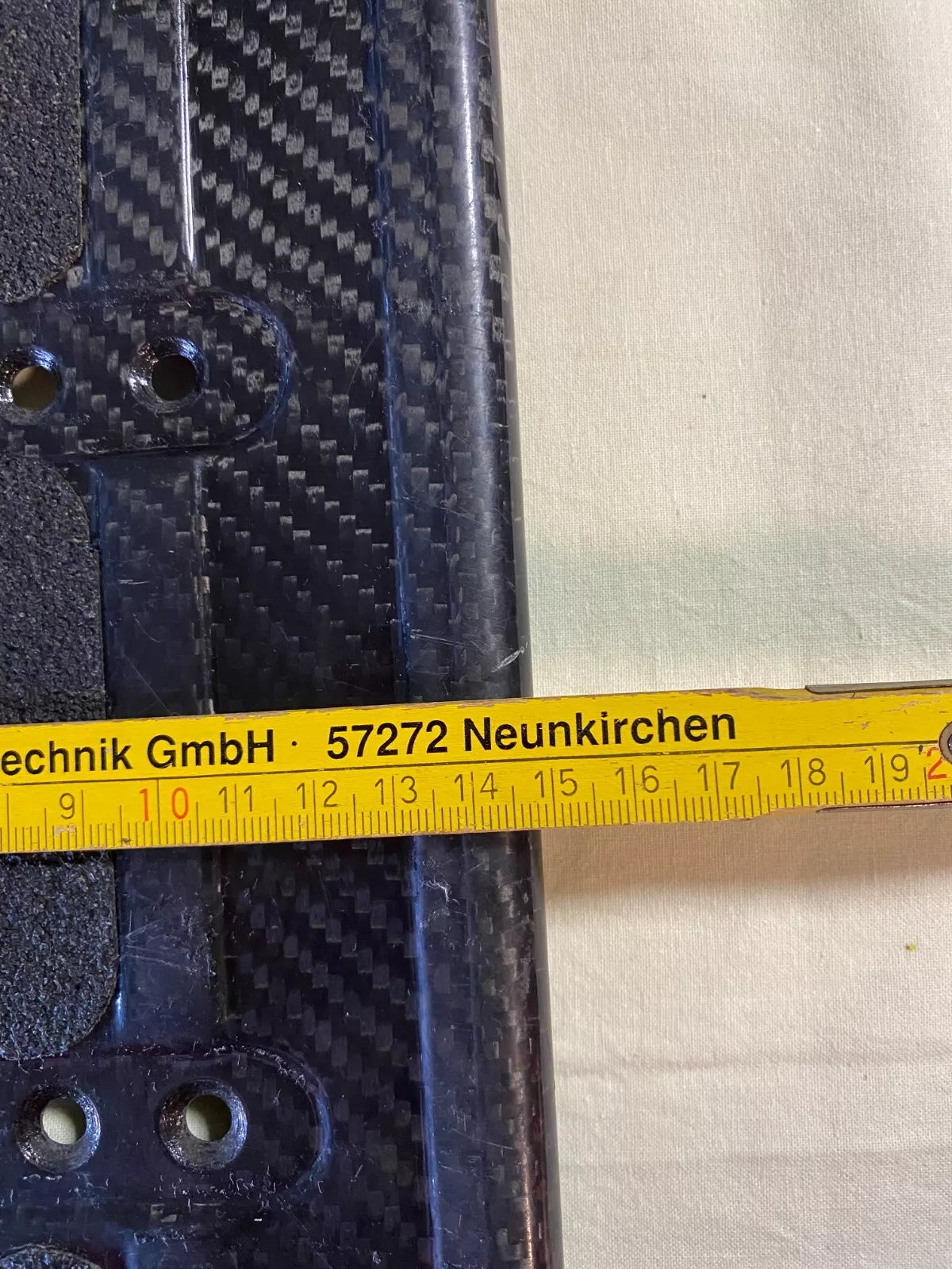Carbon Fußbrett gebraucht für Sunrise Medical Adaptivrollstuhl