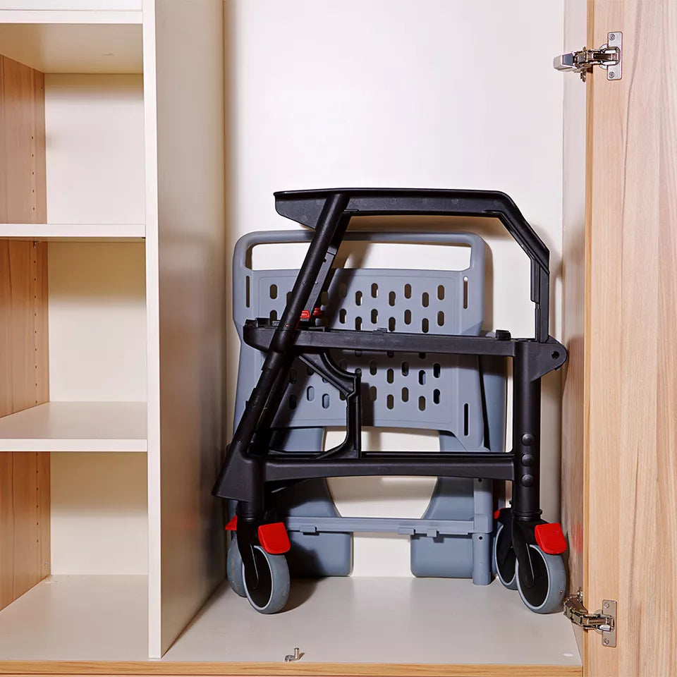 Dusch- und Toilettenrollstuhl Careline Juno – faltbar & leicht für maximale Flexibilität