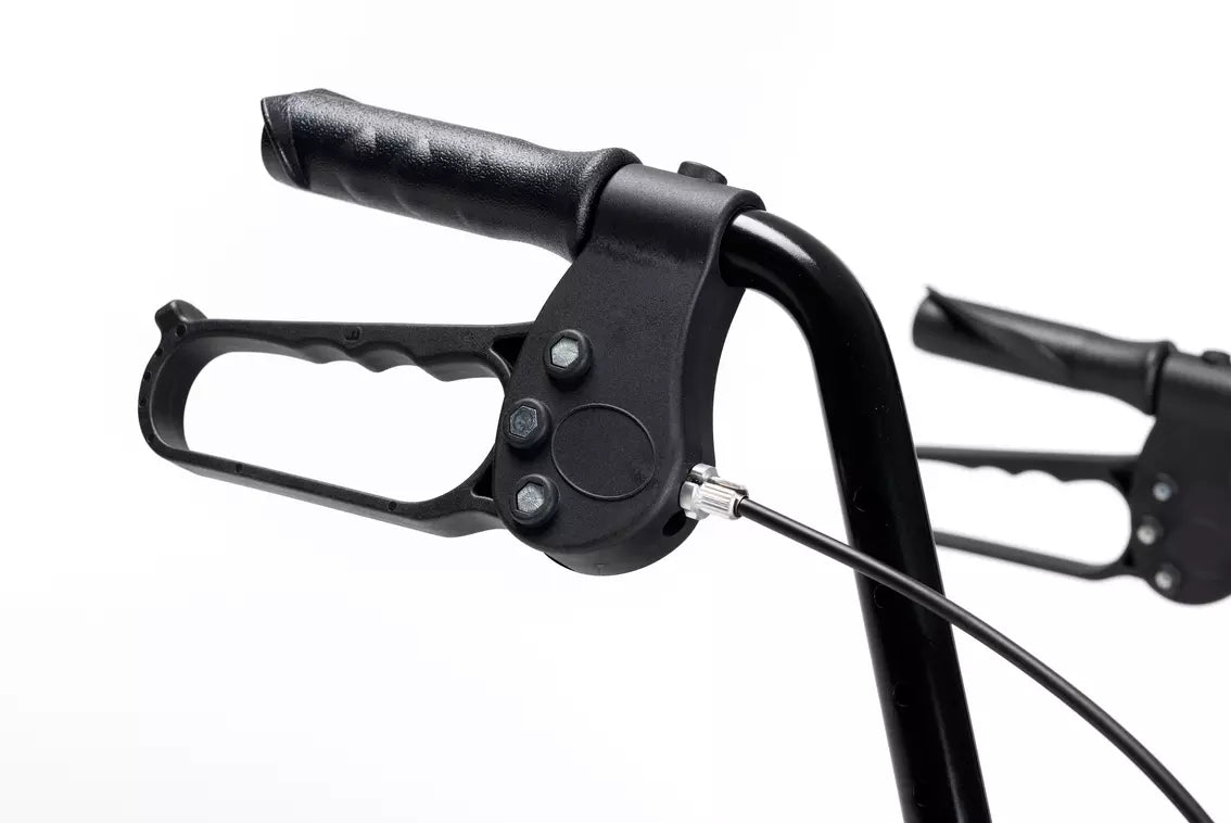 Rollator Alu Leicht Gehhilfe Eco Light II faltbar mit Korb, Sitz und Rückenbügel von Vermeiren