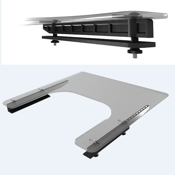 XXL Rollstuhl-Therapietisch – Aufschiebbar für Sitzbreiten bis 58 cm