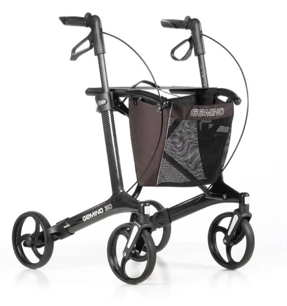 Rollator Gemino 30 Carbon – Premium-Leichtgewicht, faltbar, nur 5,6 kg