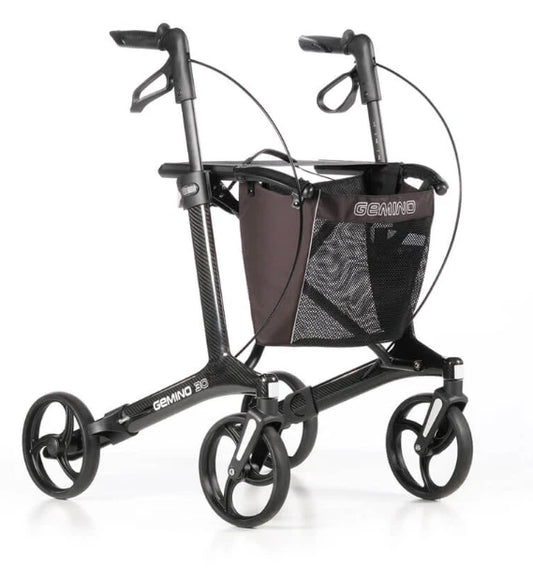 Rollator Gemino 30 Carbon – Premium-Leichtgewicht, faltbar, nur 5,6 kg