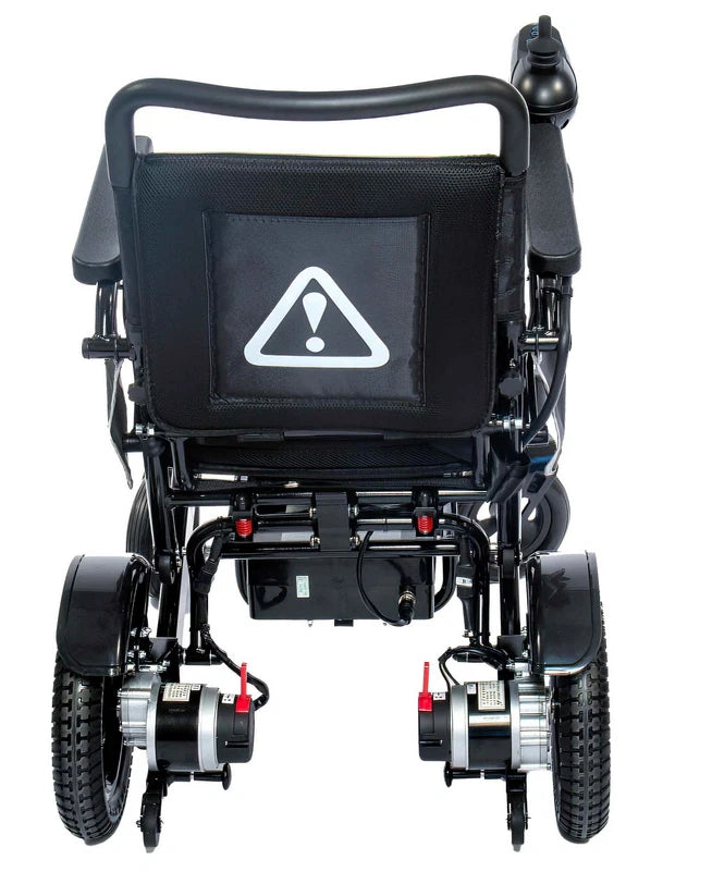 Elektrorollstuhl Donau HMV – faltbar, leicht, vollgefedert, höhenverstellbarer Rücken