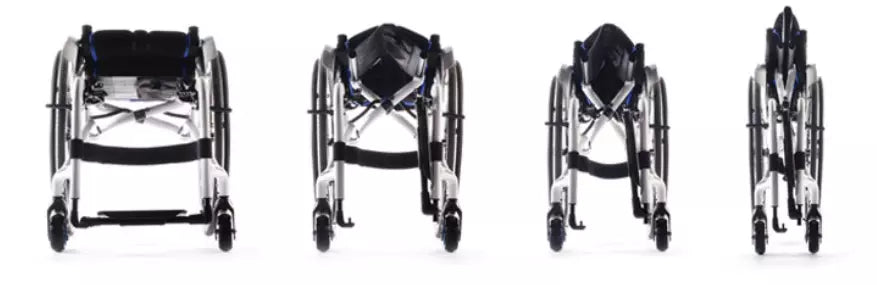 SOPUR Xenon² Hybrid – ultraleichter Adaptivrollstuhl mit Faltmechanismus