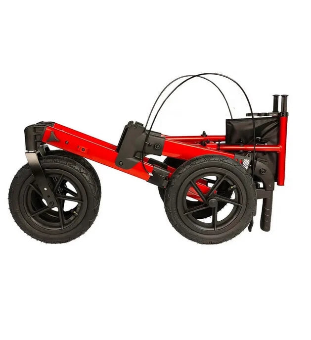 Leichtgewichtrollator AT 51045 – Outdoor-Rollator mit Luftbereifung, 2-fach faltbar, nur 12 kg