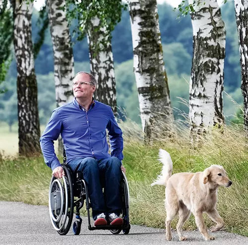 WheelDrive elektrischer Rollstuhlantrieb – kraftunterstützender Zusatzantrieb von Sopur