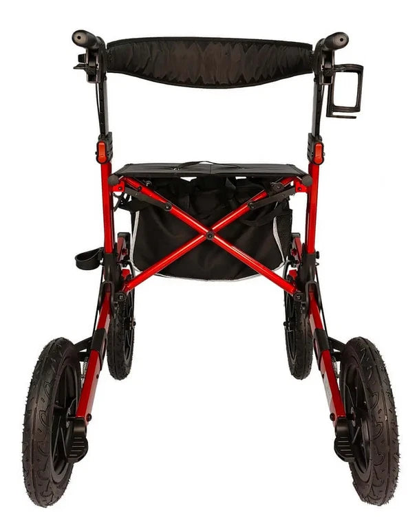 Leichtgewichtrollator AT 51045 – Outdoor-Rollator mit Luftbereifung, 2-fach faltbar, nur 12 kg