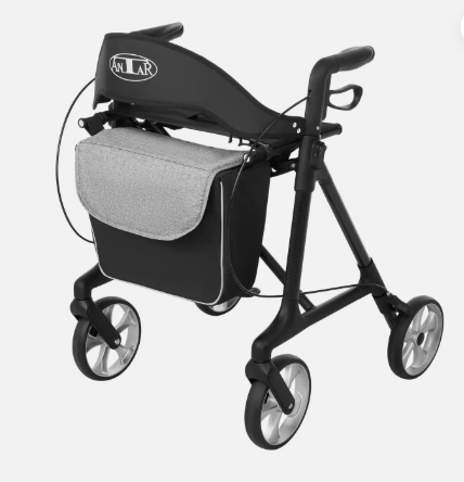 Carbon Leichtgewichtrollator AT51047 Antar faltbar mit Tasche