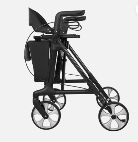 Carbon Leichtgewichtrollator AT51047 Antar faltbar mit Tasche