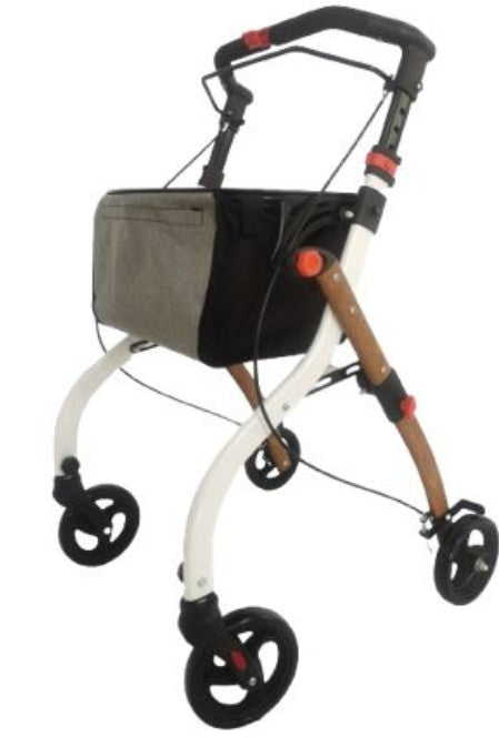 Rollator Zimmerrrollator Indoor Innenbereich Halbholzoptik Antar AT 51040