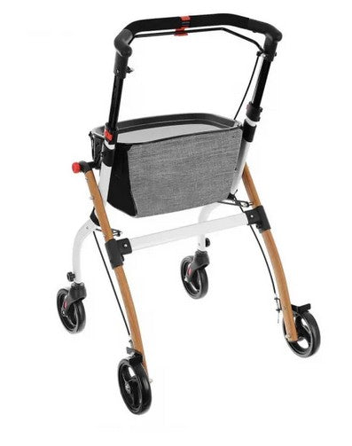 Rollator Zimmerrrollator Indoor Innenbereich Halbholzoptik Antar AT 51040