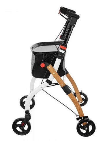 Rollator Zimmerrrollator Indoor Innenbereich Halbholzoptik Antar AT 51040