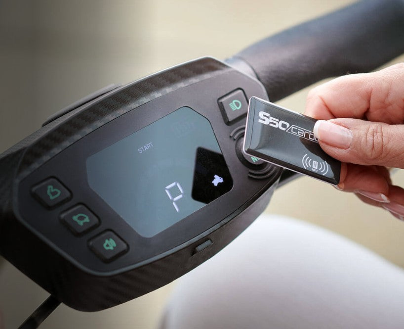 Elektromobil Sterling S50 Carbon leichtester faltbarer Scooter Ultraleicht 13kg ohne Akku