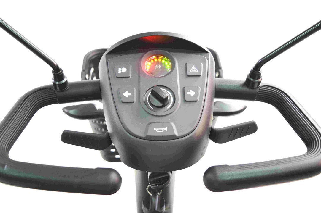 Elektromobil Capri HMV – zerlegbarer Scooter mit Vollfederung und extern ladbarer Batterie