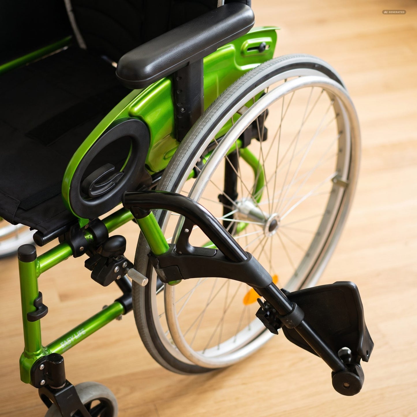 Adaptivrollstuhl Easy Life abnehmbare Beinstützen Seitenteile mit Armlehnenpolster höhenverstellbar gebraucht