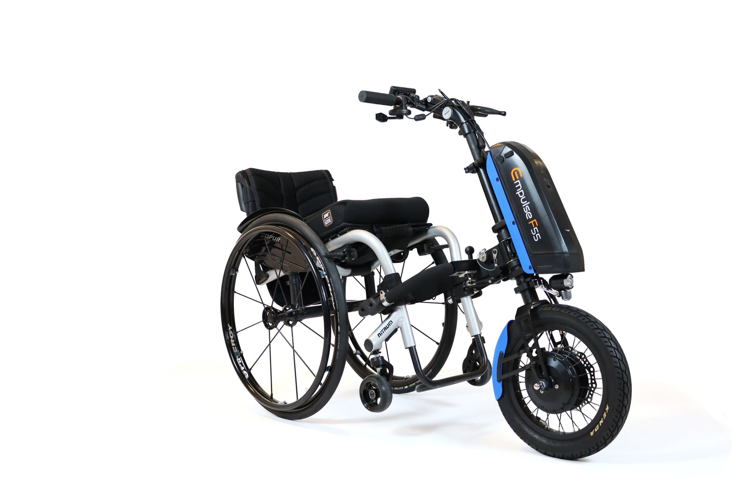 Rollstuhl-Zuggerät Empulse F55 – elektrischer Antrieb – mobil & kompakt – 6 km/h