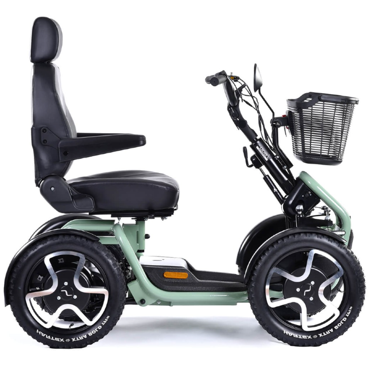 Elektromobil Sterling S800 by Scoozy mit Federung Lithium-Akku Farbdisplay Tempomat 15 km/h Scooter