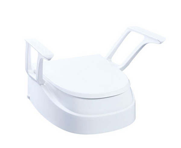 Toilettensitzerhöhung mit Armlehnen Smart Fix  3-fach in der Höhe einstellbar Dietz