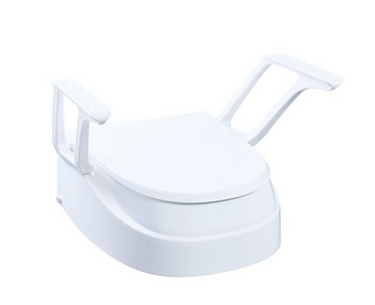 Toilettensitzerhöhung mit Armlehnen Smart Fix  3-fach in der Höhe einstellbar Dietz
