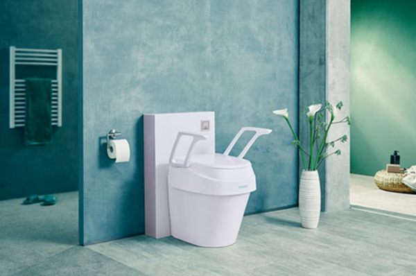 Toilettensitzerhöhung mit Armlehnen Smart Fix  3-fach in der Höhe einstellbar Dietz