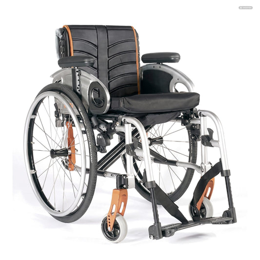 Sopur Easy Life Swing Away – Faltbarer Adaptivrollstuhl mit abnehmbaren Beinstützen