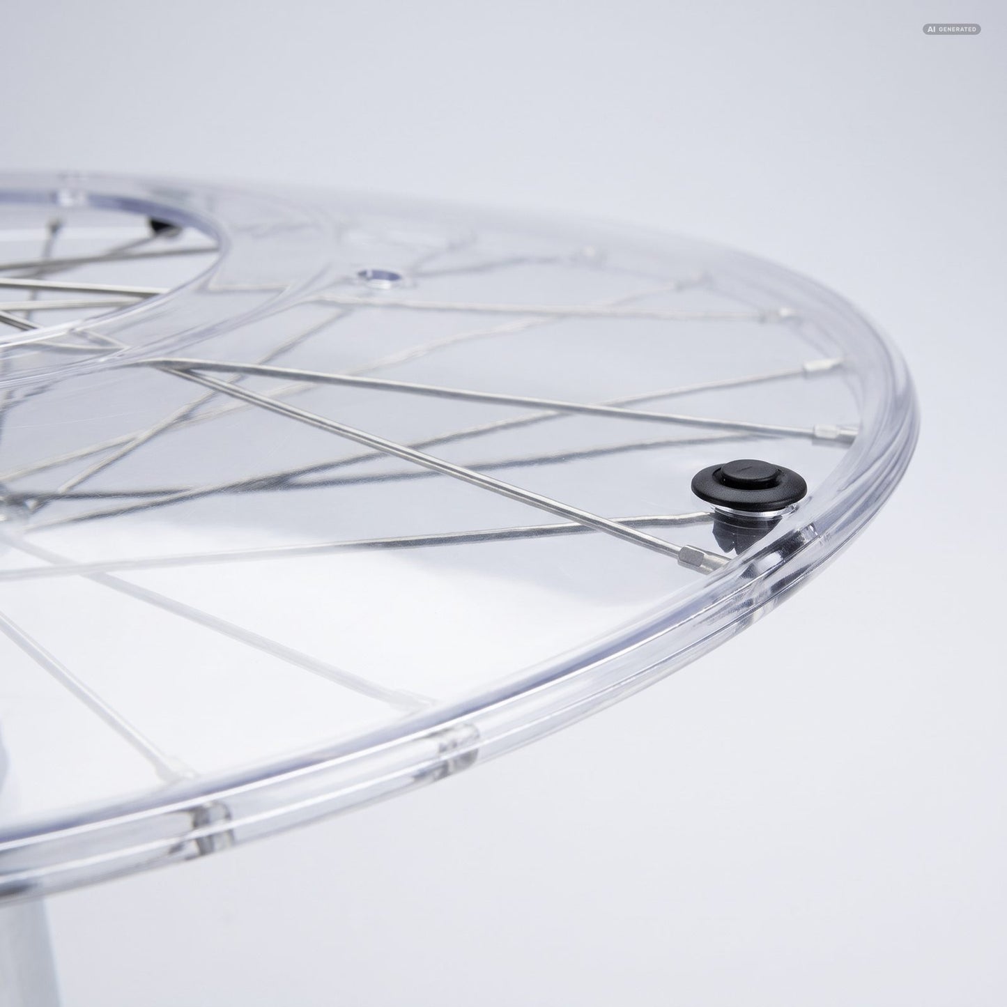 Speichenschutz 24" bruchfestes PET transparent inkl. Befestigung