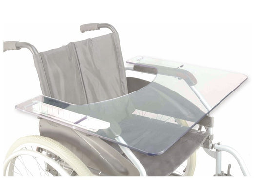 XXL Rollstuhl-Therapietisch – Aufschiebbar für Sitzbreiten bis 58 cm