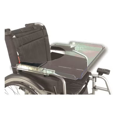 XXL Rollstuhl-Therapietisch – Aufschiebbar für Sitzbreiten bis 58 cm