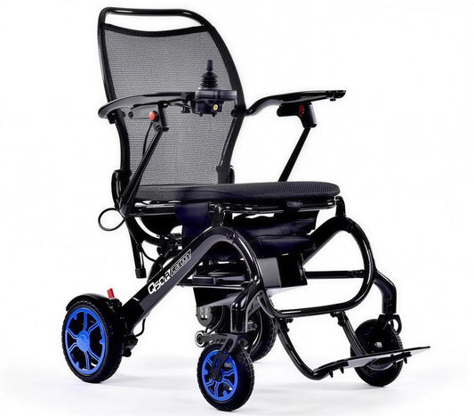 Elektrorollstuhl Q50 R Carbon von Sopur – ultraleicht & faltbar