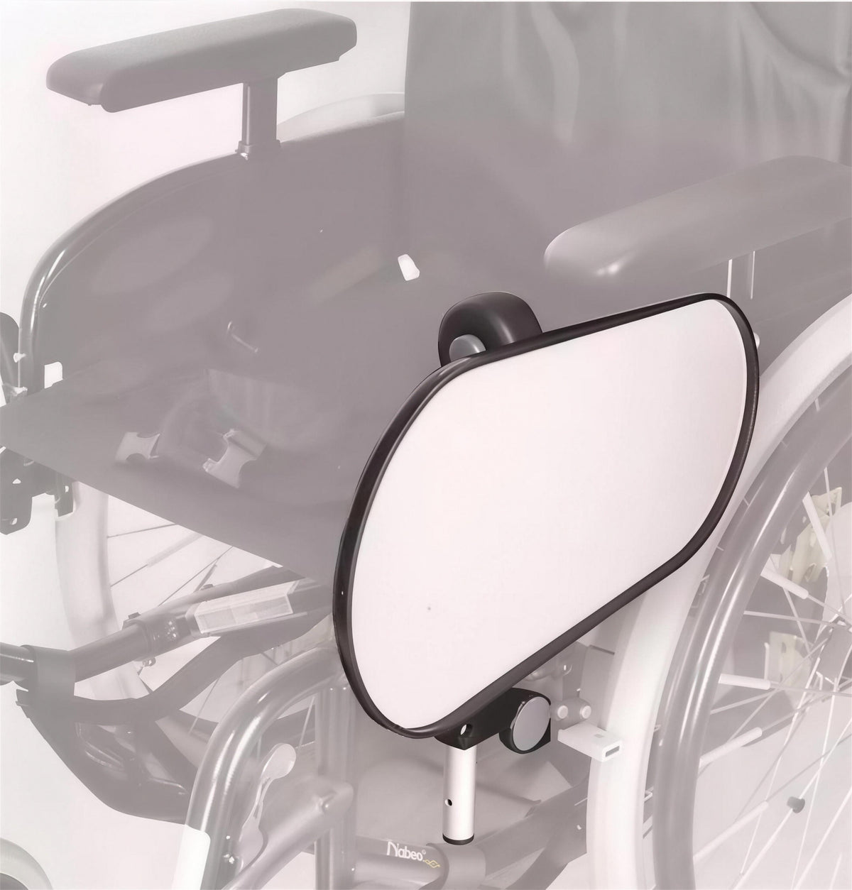 MPB Klapptisch TR – Abklappbarer Seitentisch für Rollstuhl und Rollator
