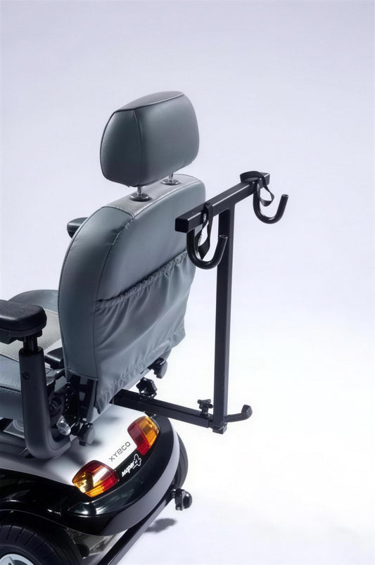 Rollatorhalter – Universalhalter für Standardrollator an Elektromobilen