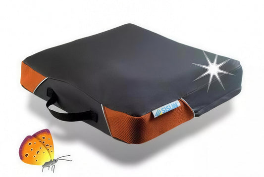 Systam P371C HR Foam Rollstuhlkissen – Ergonomisches Sitzkissen mit atmungsaktivem Bezug